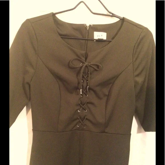 🎁ECI MILITAR GREEN DRESS - Picture 4 of 8